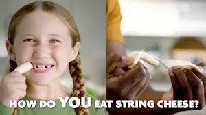 Do you bite or peel string cheese?