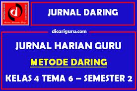 Aug 18, 2018 · jurnal agenda harian guru mungkin sangat dibutuhkan oleh para guru kelas maupun guru mata pelajaran saat ini, untuk itu maka berikut disajikan jurnal agenda harian guru kurikulum 2013 yang sengaja hadirkan sekarang ini untuk dapat mengurangi beban para guru dalam pengadministrasian pembelajaran. Jurnal Daring Kelas 4 Tema 6 Semester 2 Dicariguru Com