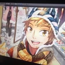 Rosemaryinram On Instagram Details Drawing Illustration Cake Cover Manga Magazine Color Boy Detective Baking Drawings Illustration Instagram Posts