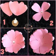 8 Likes 2 Comments Creations By Jni Creationsbyjni On Instagram Step By Step Tutoria Easy Paper Flowers Paper Flower Tutorial How To Make Paper Flowers