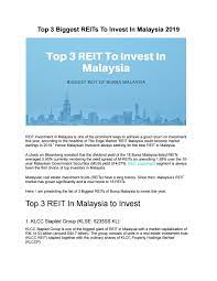 Pros and cons of investing in malaysia. Top 3 Of The Biggest Reits In Malaysia To Invest By Zakara Issuu