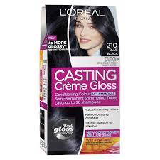 This deep blue black is as energetic as the hectic asian city and is ideal for a fantastic rock look on fair complexions. Loreal Casting Creme Gloss 210 Blue Black Conditioning Colour No Ammonia Ebay