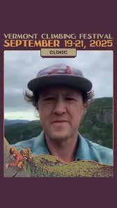 Former CRAG-VT board member Andrew Schumer, climbing