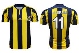 A striking cotton effect is applied to the material. Fenerbahce Kornfootballfonts