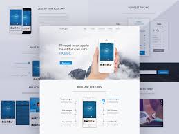 Rollover menu has a nice fade in out transition. Rxapps App Landing Template Free Psd Template Psd Repo