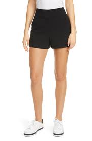 Alice + olivia monochrome stripe printed crepe pleated shorts s 198852 →. Alice Olivia Donald High Waist Shorts Nordstrom