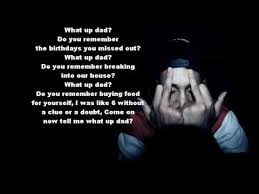 It might not be an inherently sad song, but the rap song which touched me the most is. Lyrics Poetry Messages Dear Dad B Mike Rap Song Has Cussing But Good Song Wattpad