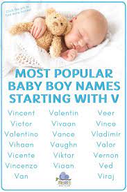Looking for unique boy names that start with b? Baby Boy Names That Start With V