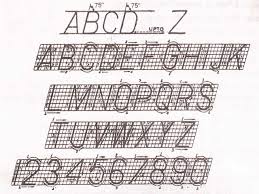 technical lettering engineering drawing