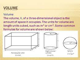 So, extending the concept implies to go to the 4th dimension and the corresponding name is hypervolume, in fact 4d.hypervolume. Physics Mr Villa Area A Is The Number Of Square Units Needed To Cover A Surface Some Common Shapes And The Formulas For Calculating The Area Of Ppt Download