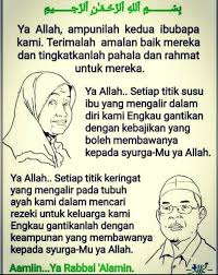 Semoga kita sentiasa dalam lindungan allah swt. Popai Aladin On Twitter Doa Untuk Ibu Bapa Kita