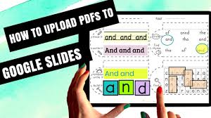 How to make a google slide into a pdf. How To Upload Pdf In Google Slides Youtube