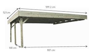Carport Evolution 2 En Bois A Adosser Patio En Bois Carport Bois Garage Toit Plat