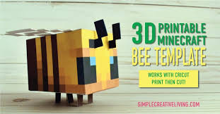 Minecraft for android, formerly referred to as minecraft pocket edition, is an adaptation of the popular minecraft game from mojang.this time it has been designed for play on the touchscreen of your mobile or tablet. How To Make A 3d Minecraft Bee Free Printable Papercraft Oh Crafty Day