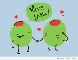 Olive You Graphicami Jeux De Mots Alimentaires Droles Images Droles Calembours