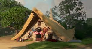 Artstation Asterix Le Domaine Des Dieux Romain Boncens Outdoor Bed Village Houses Outdoor Decor
