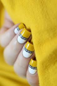 Passthemelatonin submission these are super cute! Bright Yellow Nail Art Cute Diy Projects