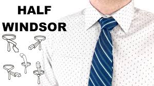 How to tie a half windsor knot step by step. Half Windsor Tie Knot My Little Crafts