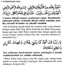 Yang artinya segala puji bagi allah tuhan semesta alam. Doa Selepas Solat Fardhu Yang Ringkas Dan Mudah Dihafal