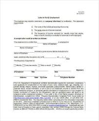 Letters of employment can be used to prove your current or previous employment. Income Verification Letter 7 Free Word Pdf Documents Download Free Premium Templates
