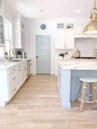 Sherwin Williams Krypton In My Kitchen White Oak Hardwood Floors Kitchen Island Design Home