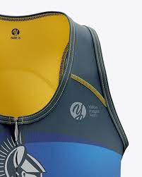 Download Women S Triathlon Top Mockup Front View In Apparel Mockups On Yellow Images Object Mockups