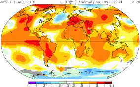 The Summer Of 2015 Was Earth S Hottest On Record Multiple Datasets Show Global Warming Coldest Place On Earth Thanksgiving Break