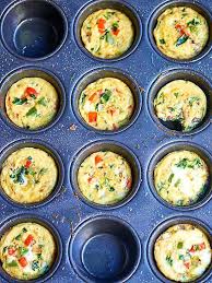 Healthy Egg Muffin Cups Only 50 Calories Loaded W Veggies Protein Recipe Egg Muffins Healthy Breakfast Cups Healthy Egg Muffin Cups Healthy