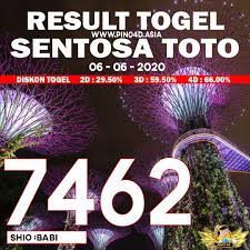 Hasil Result Sentosa Toto Pools 6 June 2020 Toto Pool Agen