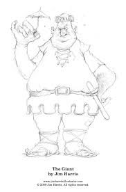 Fairytale Coloring Page Of The Giant From Jack And The Beanstalk There's also a digital story for those we only have one nice copy of jack and the beanstalk in actual paper book format, so i found some cute apps to make the story come alive also! fairytale coloring page of the giant