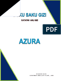 Buku saku gizi azura edisi 3 pdf. Buku Saku Gizi