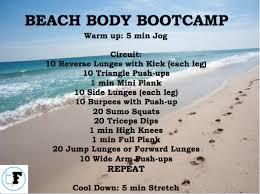 Beach Body Bootcamp Vacation Workout Beachbody Beach