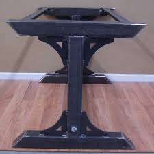 Industrial Steel Table Base Kitchen Island Bar Legs Massive Etsy Steel Table Base Steel Table Table Base