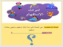 اللغة العربية بوربوينت أوراق عمل أدوات الاستفهام للصف الثاني الثالث ملفاتي