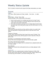 8 Weekly Status Report Examples Pdf Examples