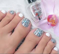See more ideas about pedicure designs, toe nail designs, flower pedicure designs. 53 Strikingly Easy Toe Nail Designs 2021