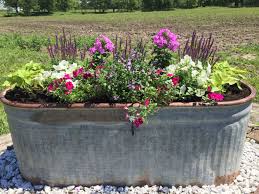 Whether you call them troughs or stock tanks, there are plenty of options out there, including metal and plastic models from. 15 Horse Trough Ideas Container Gardening Trough Planters Horse Trough