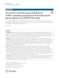 Dengan pelayanan customer service judi online24jam dan situs slot … Pdf Occurrence And Timing Of Withdrawal Of Life Sustaining Measures In Traumatic Brain Injury Patients A Center Tbi Study