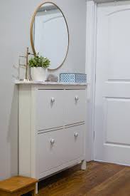 Organized Mudroom160722 75 Foyerdecorating Ikea Shoe Cabinet Ikea Hemnes Shoe Cabinet Hemnes Shoe Cabinet