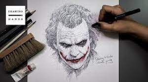The Dark Knight - Joker Drawing [Drawing Hands] - Youtube
