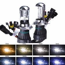 2pcs H4 55w Car Hid Xenon Headlights Hi Lo Bi Beam Headlamp Bulb 3000k 15000k Led Headlights Headlight Bulbs Xenon Headlights