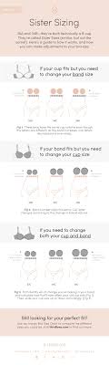 36a And 34b They Re Both Technically A B Cup They Re Called Sister Sizes Similar But Not The Same Here S A Quick Gu Bra Size Charts Bra Sizes Bra Hacks