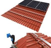 Easy to Operate Hook Glazed Tile Roof Photovoltaic Bracket