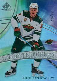Or, you may get lucky and find one in a $20 pack of cards. Kirill Kaprizov Rookie Cards Guide Top Rc List Best Autographs Gallery