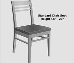 Should provide a more relaxed. Dining Chair Dimensions Size Guide Designing Idea
