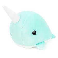 Bellzi Teal Narwhal Stuffed Animal Plush Toy Adorable Plushie Toys And Gifts Narrzi Toys Games Amazon Podelki Vykrojki Igrushki