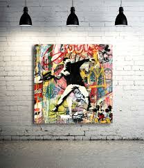 Banksy biography and art for sale. Banksy Art For Dummies Street Art Print Grafitti 24 X 24 Canvas Print Thrower Art Prints Art