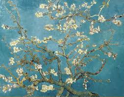Vincent Van Gogh Branches With Almond Blossom Painting Fine Art Re Print A3 A4 Van Gogh Almond Blossom Van Gogh Art Blossoms Art