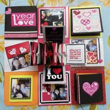 Love Theme Multi Layered Explosion Box Explosion Box Crafts Valentines Cards