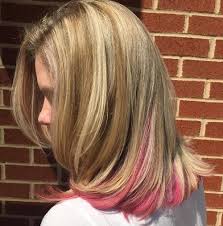 It features a transition from light to dark, but there's a color in between the roots and the tips that makes it look more natural. 40 Best Pink Highlights Ideas For 2020